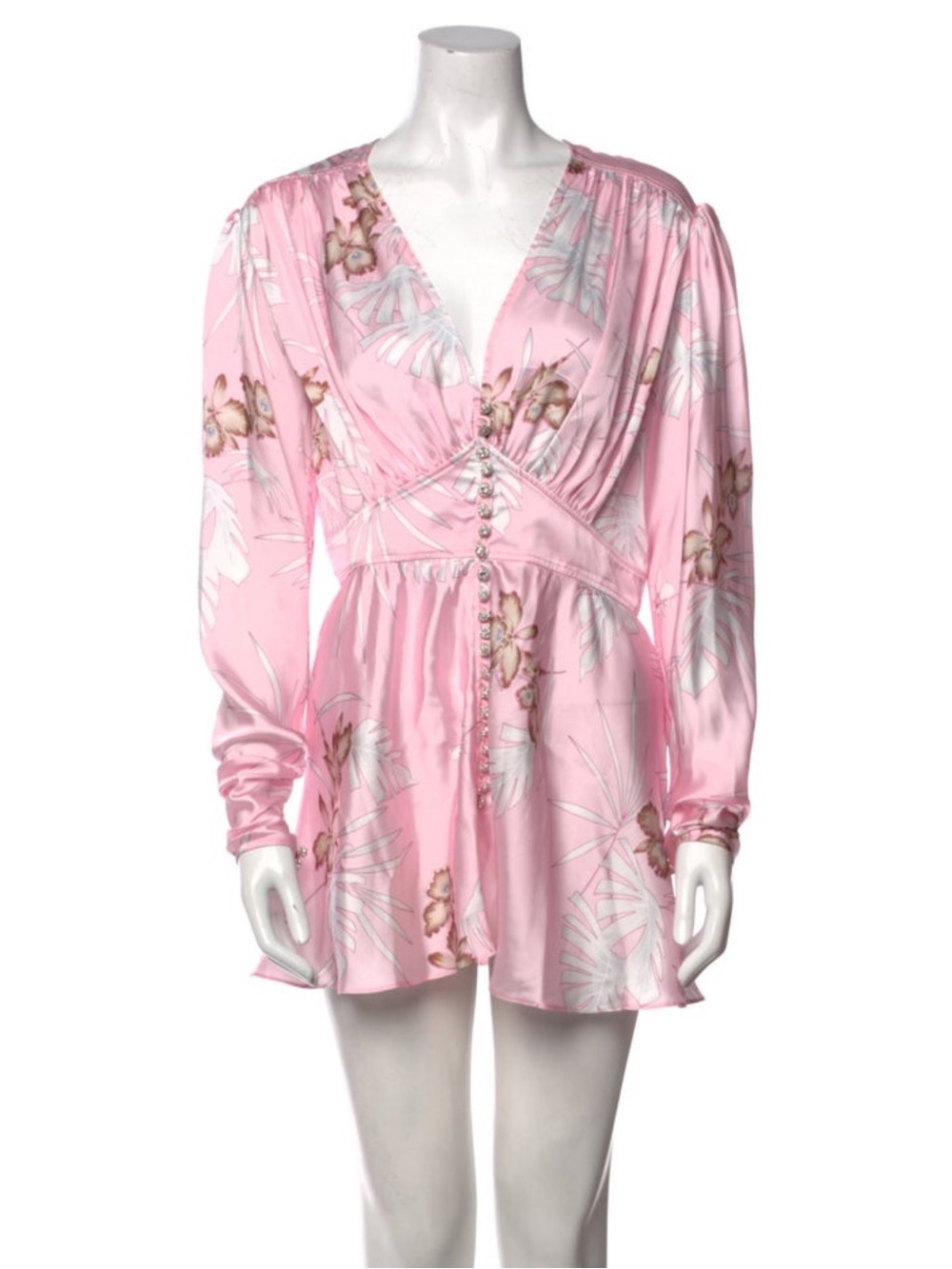 Paco Rabanne satin top